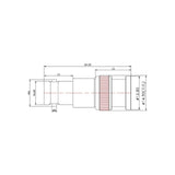 2Watt BNC RF attenuator,DC to 6GHz,50 Ohm,1-40db.