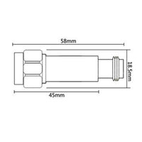 2Watt N-J.K Connector Type Coaxial RF Attenuator DC to 3.0GHz,50 Ohm,1-40db