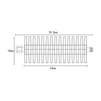 100Watt N-JK RF attenuator,DC to 3GHz,50 Ohm,1-50db,