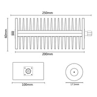 150Watt N-JK RF attenuator,DC to 3GHz,50 Ohm,1-50db.