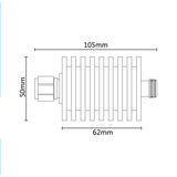 50Watt N RF attenuator,DC to 4GHz,50 Ohm,1-50db.